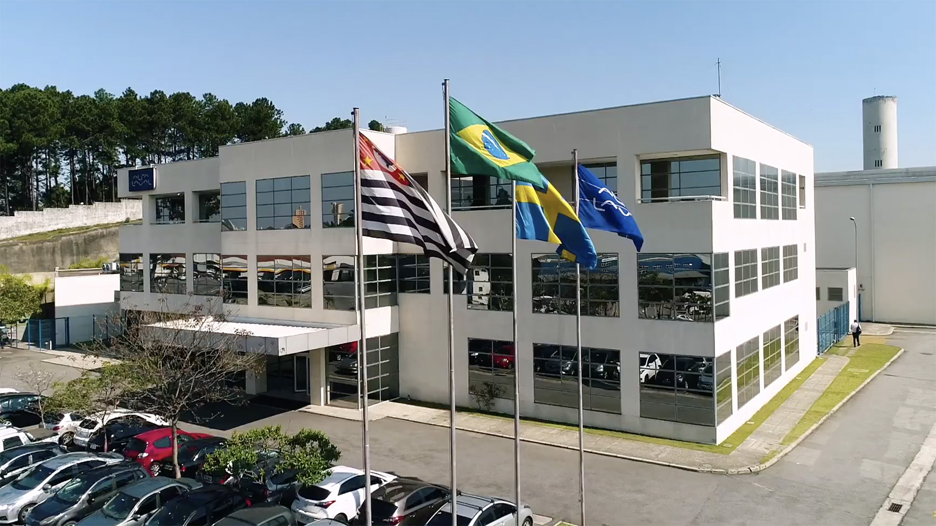 Imagem da sede da Alfa Laval em São Paulo - Brasil.