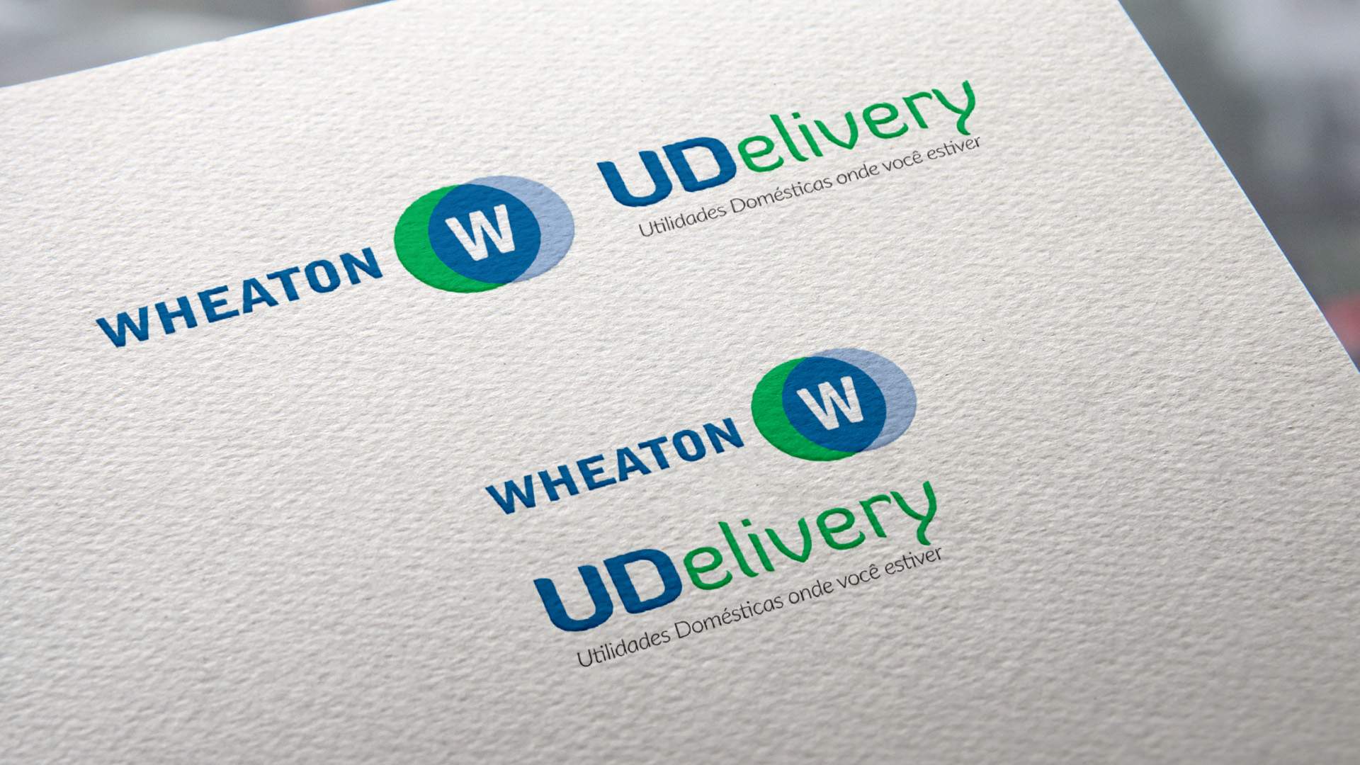 Imagem da identidade visual e logotipo do projeto de PDV móvel Wheaton UDelivery
