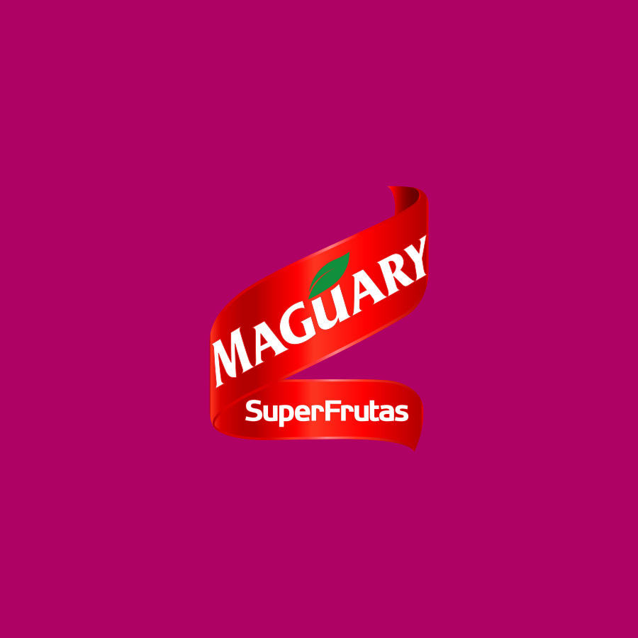 Logotipo Maguary SuperFrutas portfólio Estúdio E | Agência de Comunicação