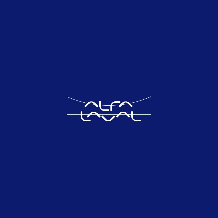 Logotipo Alfas Laval portfólio Estúdio E | Agência de Comunicação
