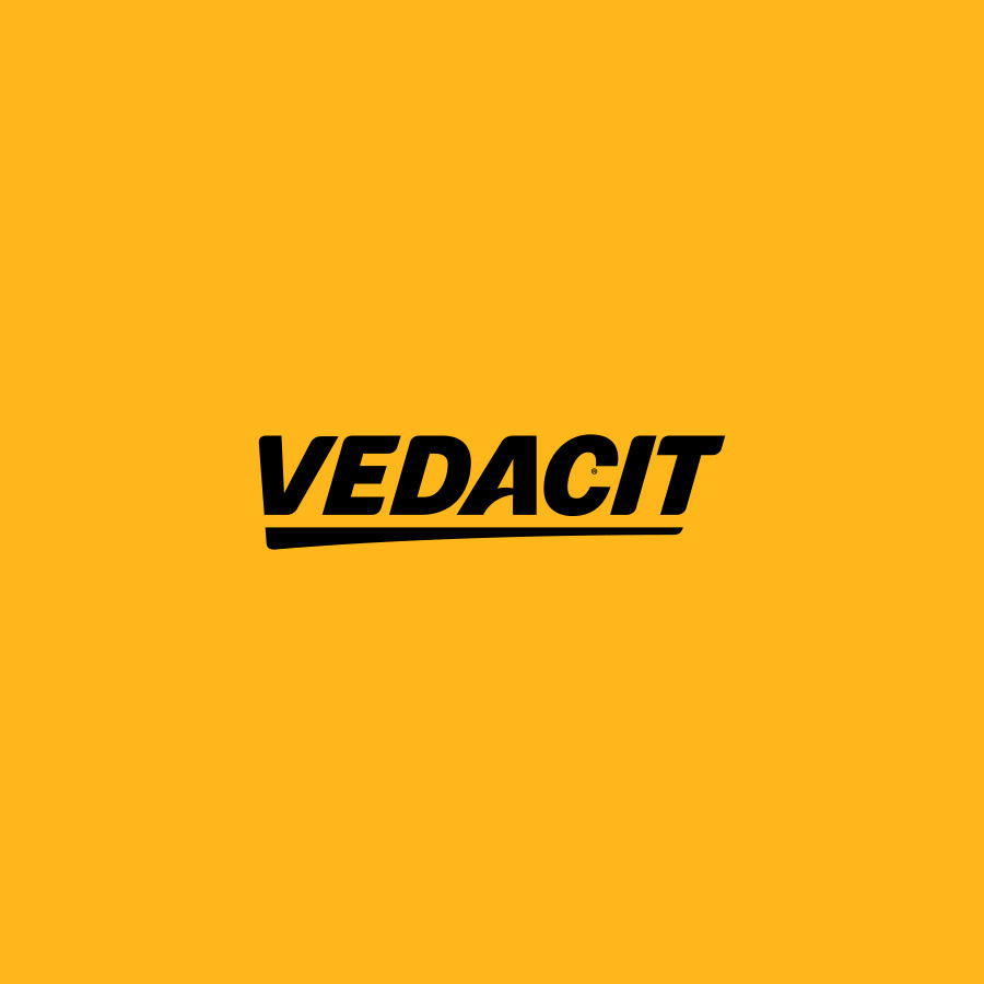Logotipo Vedacit portfólio Estúdio E | Agência de Comunicação