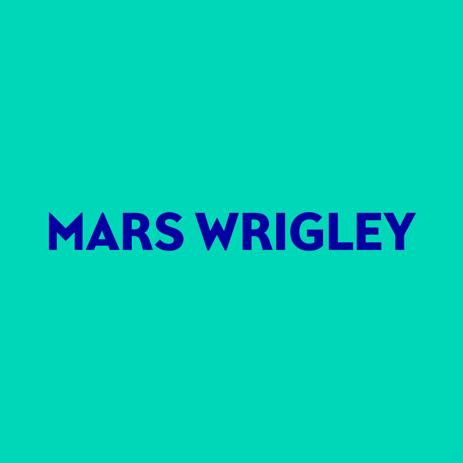 Logotipo Mars Wrigley portfólio Estúdio E | Agência de Comunicação