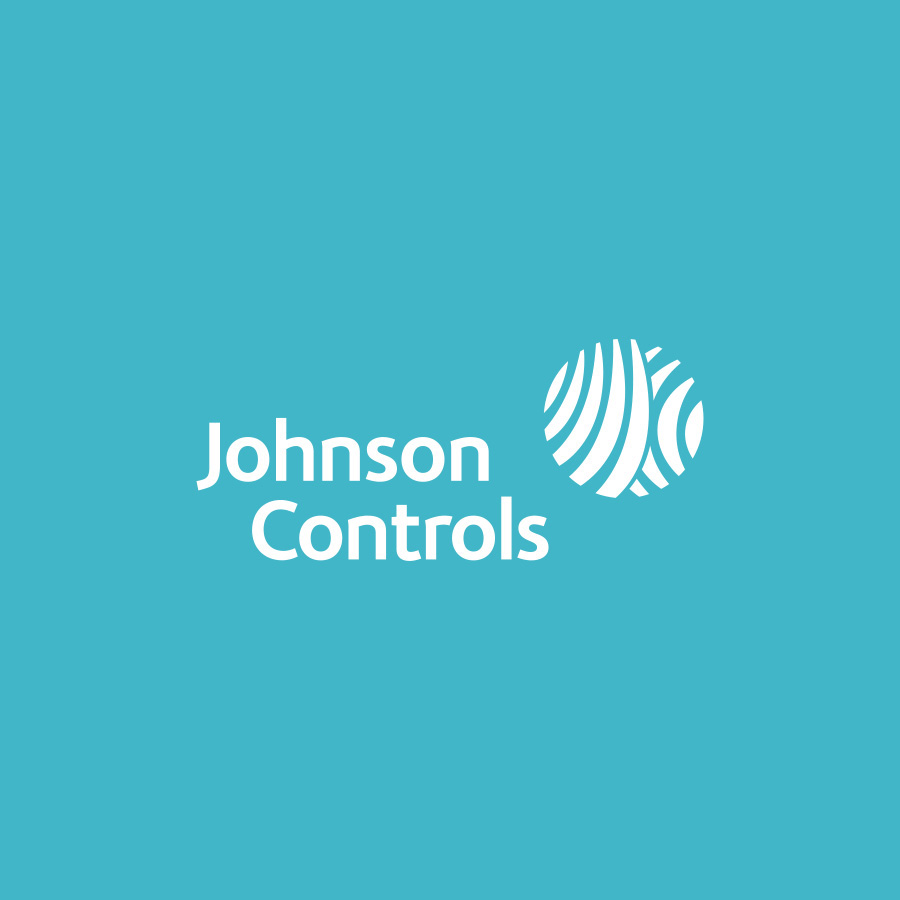 Logotipo Johnson Controls portfólio Estúdio E | Agência de Comunicação